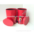 Round shape paper box, paper tube box for tea storage